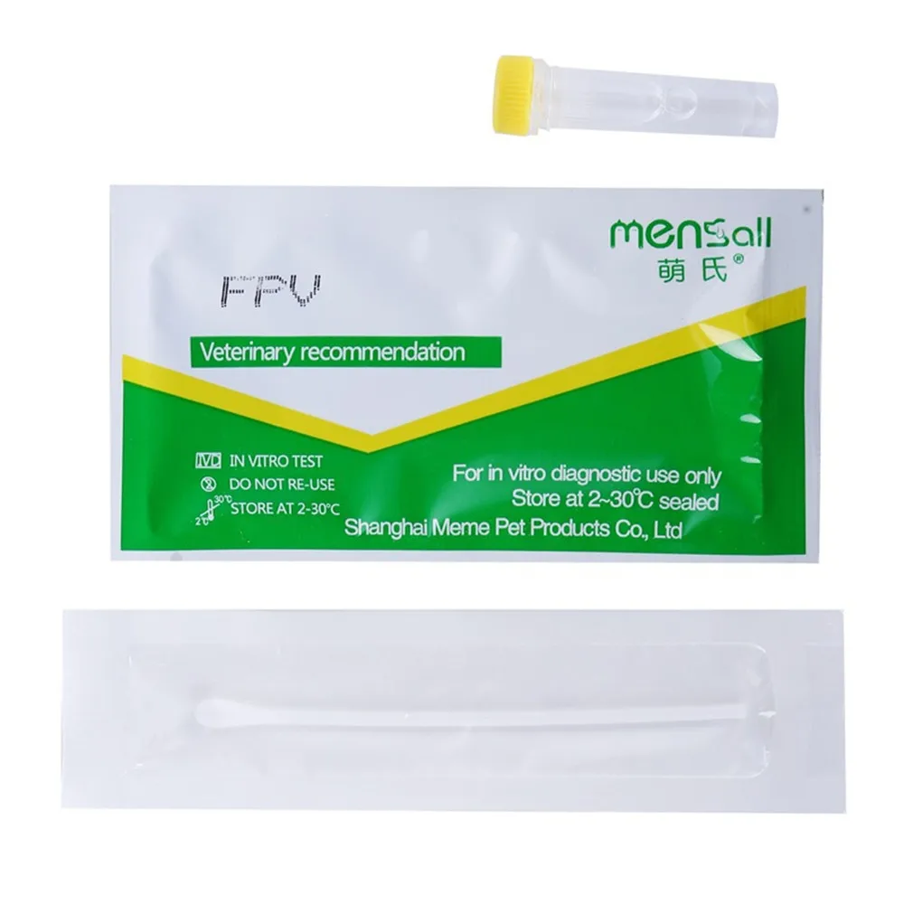 13PC Pets Cats FPV Test Sticks Paper Canine Home Health Detection For Distemper Parvovirus Virus FPV Cats Health Care Supplies (2)