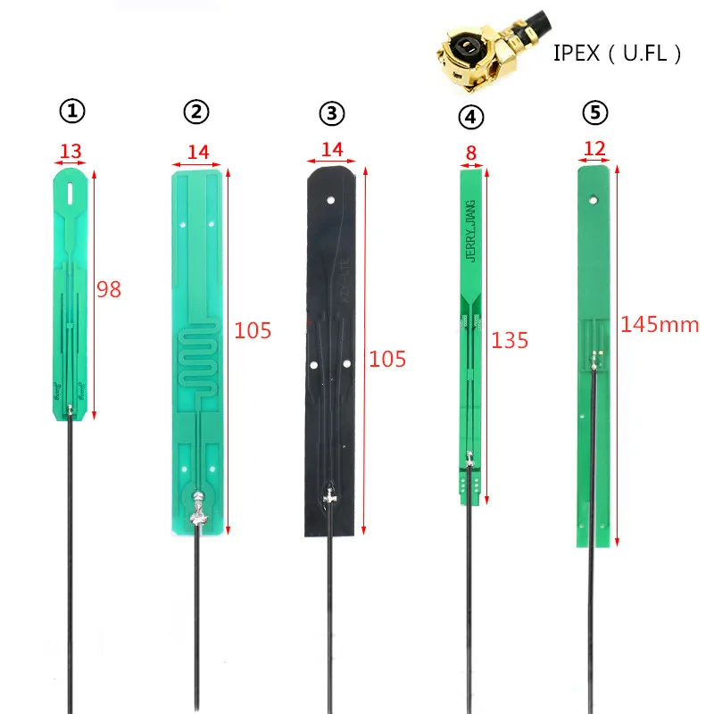 IPEX LTE Антенна U. FL PCB антенна 12 см RG1.13 700-2700 МГц 8dbi внутренняя для SIM7600 SIM7600SA-H SIM7600E-H |
