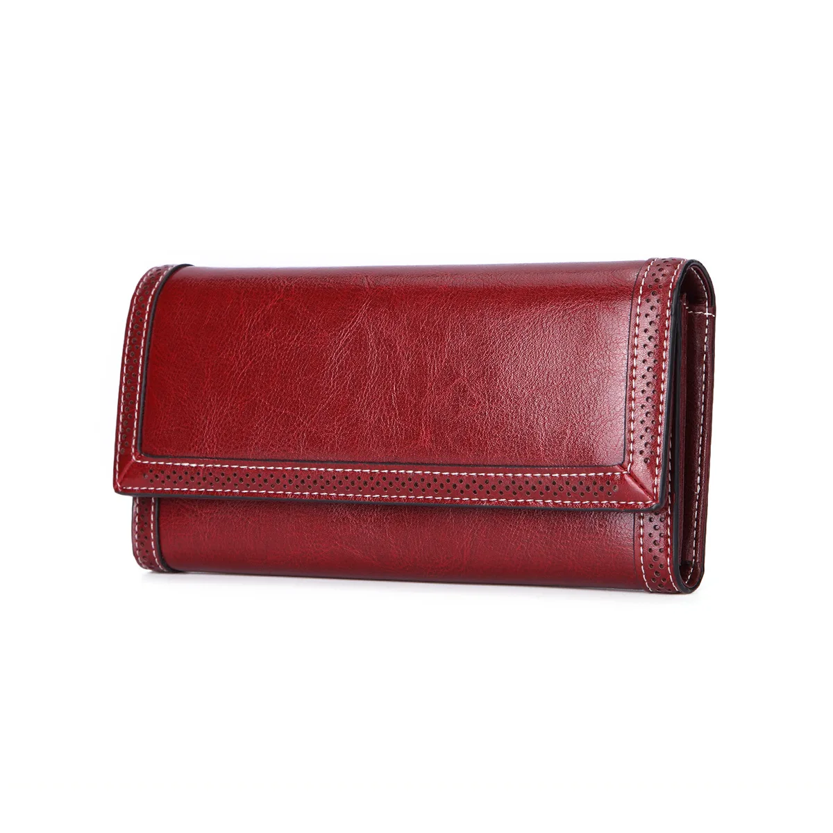 2022 Leather Women Wallets Name Engraving Genuine Leather Female Wallets Classic High Quality Fashion Photo Holder Women Purse