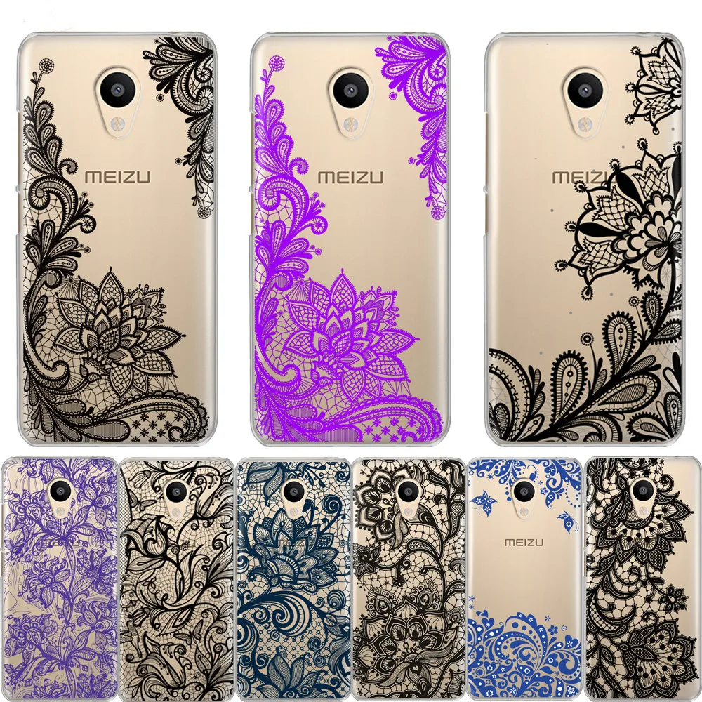 2019 милый мягкий чехол с цветочным рисунком для Meizu 16th M6 M5 Note M5S 5C 3s Pro 6 U10 U20 модный