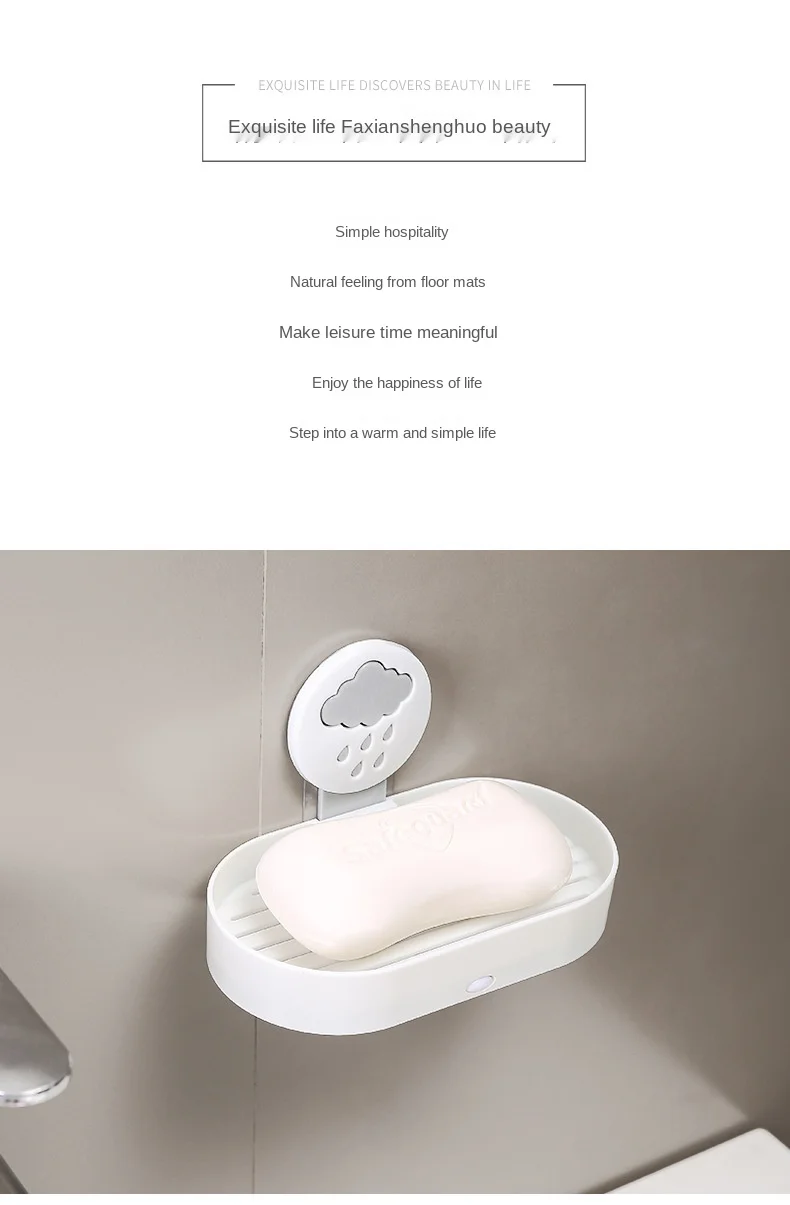 TAILI Porte Savon à Ventouse avec Crochets, Support de Savon pour Mur de Douche, Porte éponge pour Salle de Bain, Acier Inoxydable pour Baignoire, Cuisine, sans Perçage  15