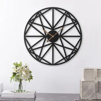 

Creative Hanging Iron Wall Clock Decorative for Home Office Clock Iron Art Retro European Style Hanging Wall Watch Clock