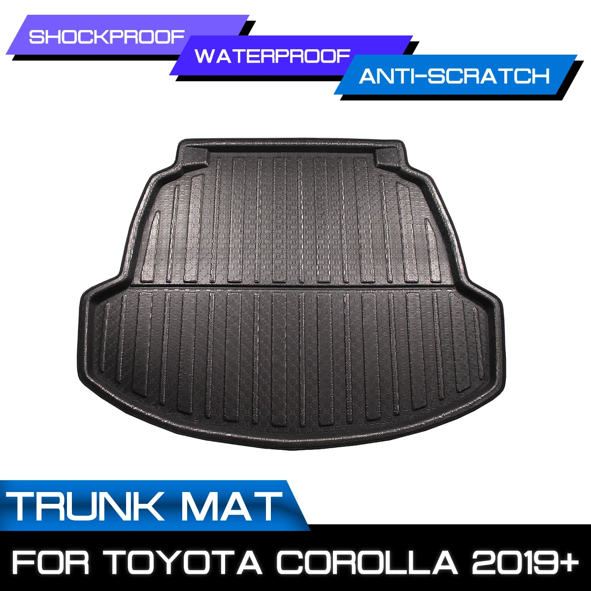 Car Floor Mat Carpet For Toyota Corolla 2019 2020 Rear Trunk Antimud