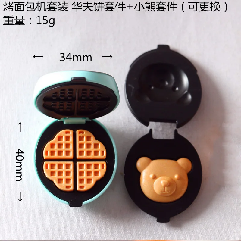 

Mini Breakfast Food Toaster Barbiees Oven Mini Baking Mini Ature Doll House Kitchen Utensils For Barbiees Food Toy Accessories