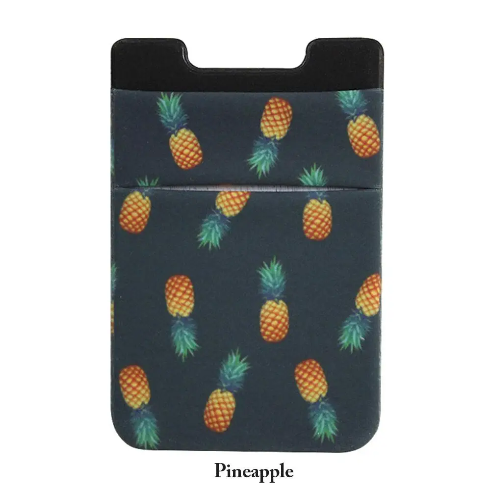 Pineapple Мраморный узор держатель карты сумка держатели денег наклейка для мобильного телефона чехол для студенческой карты школьный автобус банковский идентификатор карты Защитная крышка - Цвет: Pineapple