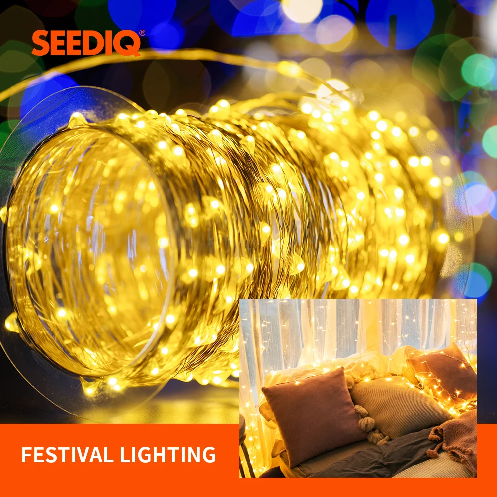 Led Fairy светильник s AC85V 265V теплый белый холодный с разъем гирлянды светодиодные