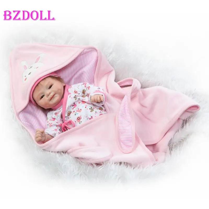 40 см мягкие силиконовые Возрожденные младенцы как настоящие куклы игрушки для