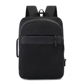 

Black Laptop Backpack Usb Charging Computer Men Backpack Casual Style Large Bagpack Business Travel Bag Mochila Hombre School
