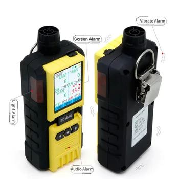 

Pumping Gas Detector 4 in 1 O2 H2S CO Flammable with Alarm Oxygen Carbon Monoxide Gas Analyzer Monitor FGas Leak Detector