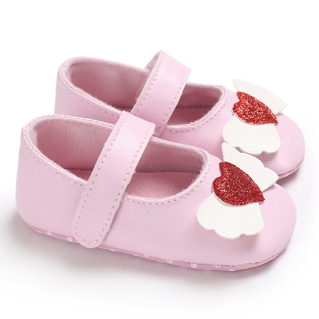Newborns Fashion Solid Color Casual Shoes Princess Shoes Soft-soled Sneakers 0-18 Months Baby Bed Shoes Baby Walking Shoes B183