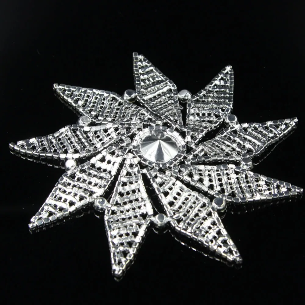 20Pcs Rhinestone Trim Embellishments Rhinestone Crystal Applique for Wedding Dress