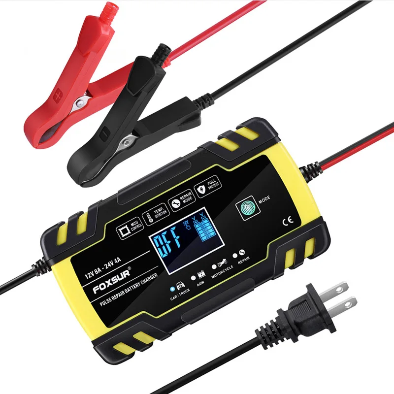 

12V 24V Golf Truck Motorcycle Car Lead Acid Battery Charger