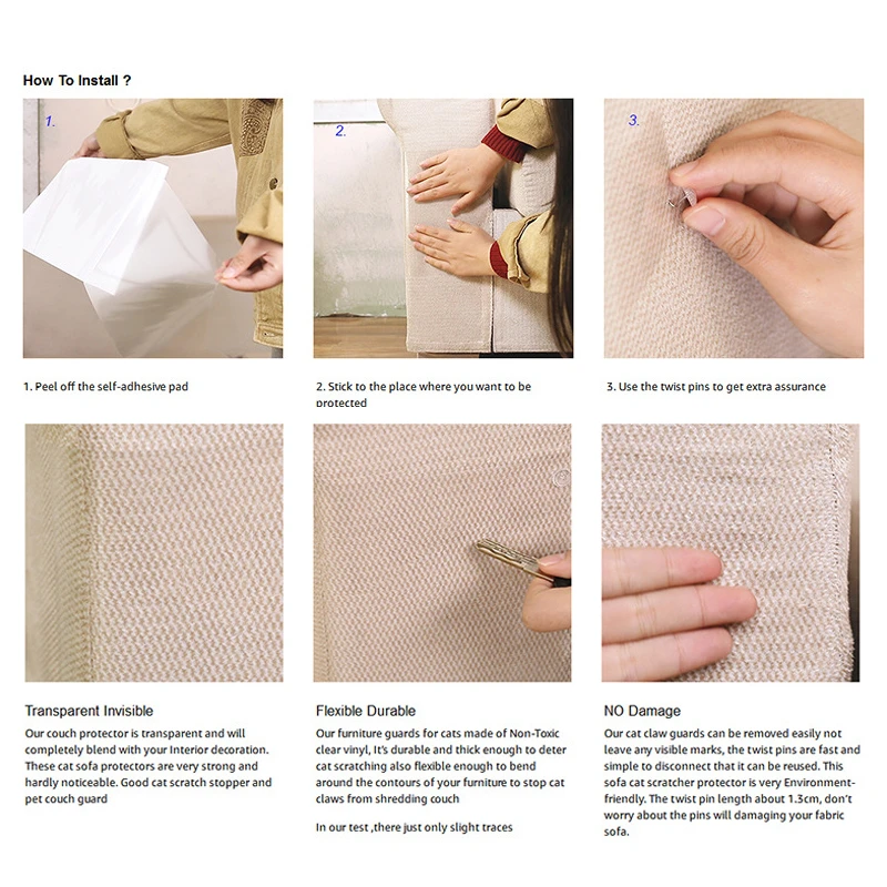 2 шт./набор Защитные уголки для кошек от царапин|Мебель и когтеточки| |