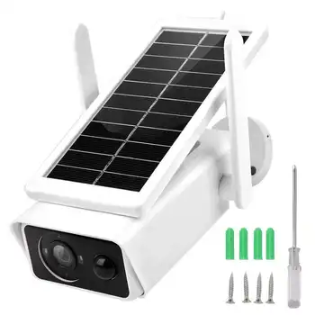 

1080P Security Camera Solar Low Power WiFi Camcorder IP66 Waterproof Night Video Monitor Hot
