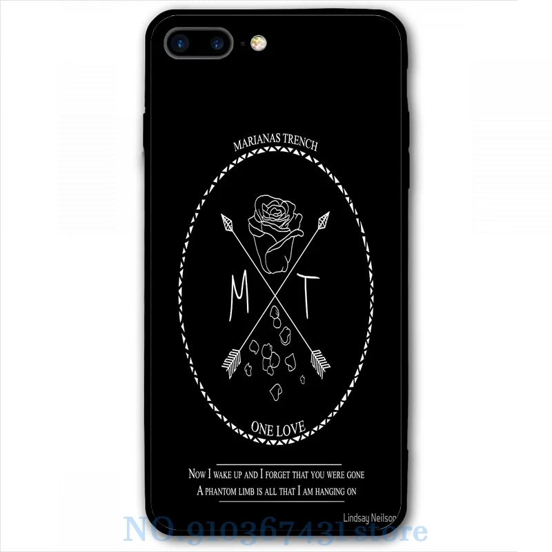 Marianas Trench - One Love design Phone Case For iPhone 12 Pro 11 X XR XS Max 8 7 6 6s Plus 5s Soft TPU Glass Back Cover | Мобильные