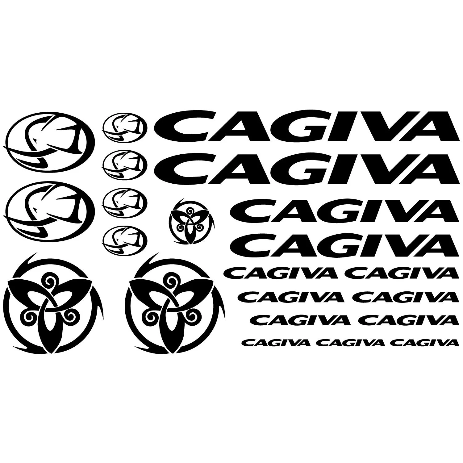 Для 1 комплекта CAGIVA ADHESIVOS VINILOS PEGATINAS AUFKLEBER ADESIVOS ADESIVI