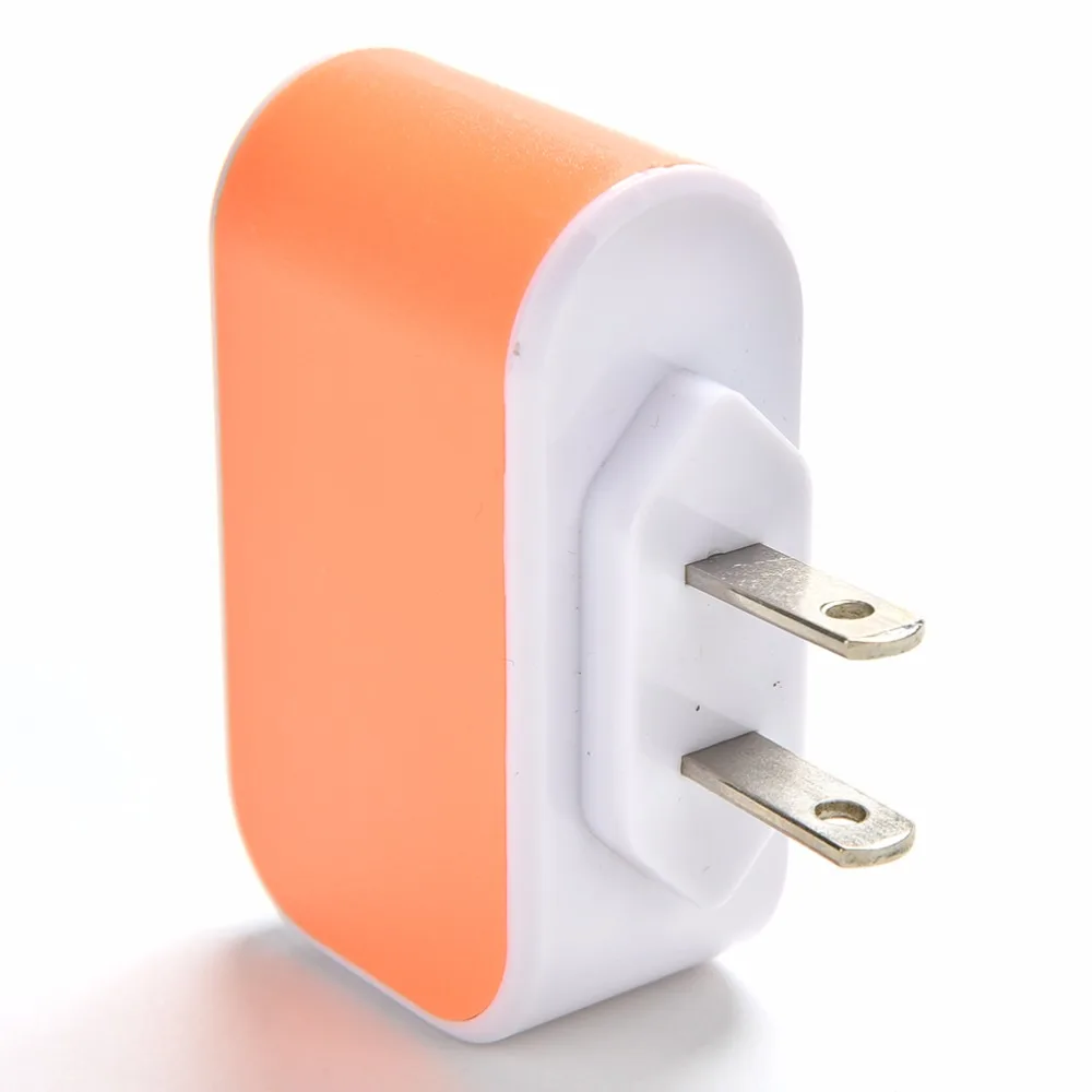 USB-адаптер для зарядного устройства с европейской вилкой 5 В/3 1 А 3 порта |