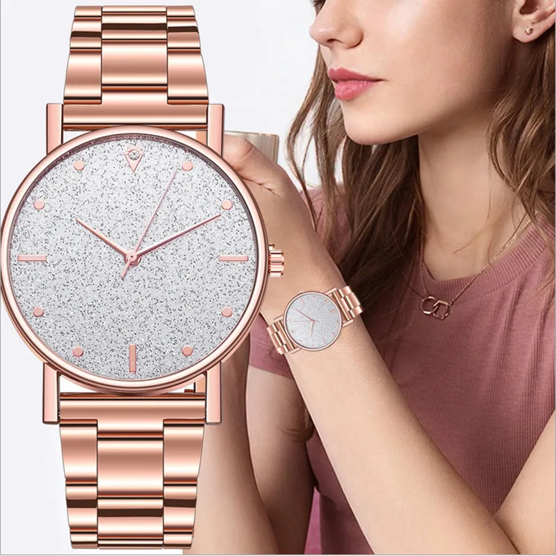 Reloj Mujer роскошные женские часы модные с металлическим ремешком браслет кварцевые