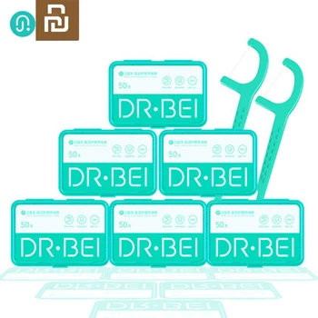 

New Youpin Doctor B Cleaning care floss stick family Dental floss 50pcs/box