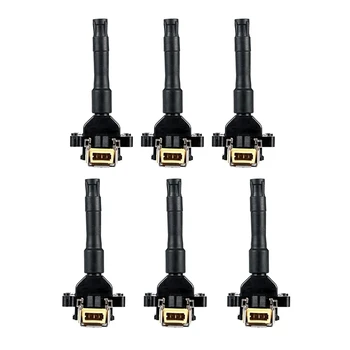 

6PCS Ignition Coil Pack For-BMW 320I 325I 325IS 525I M3 2.0L 2.5L 3.0L L6 12131402440 0221504410