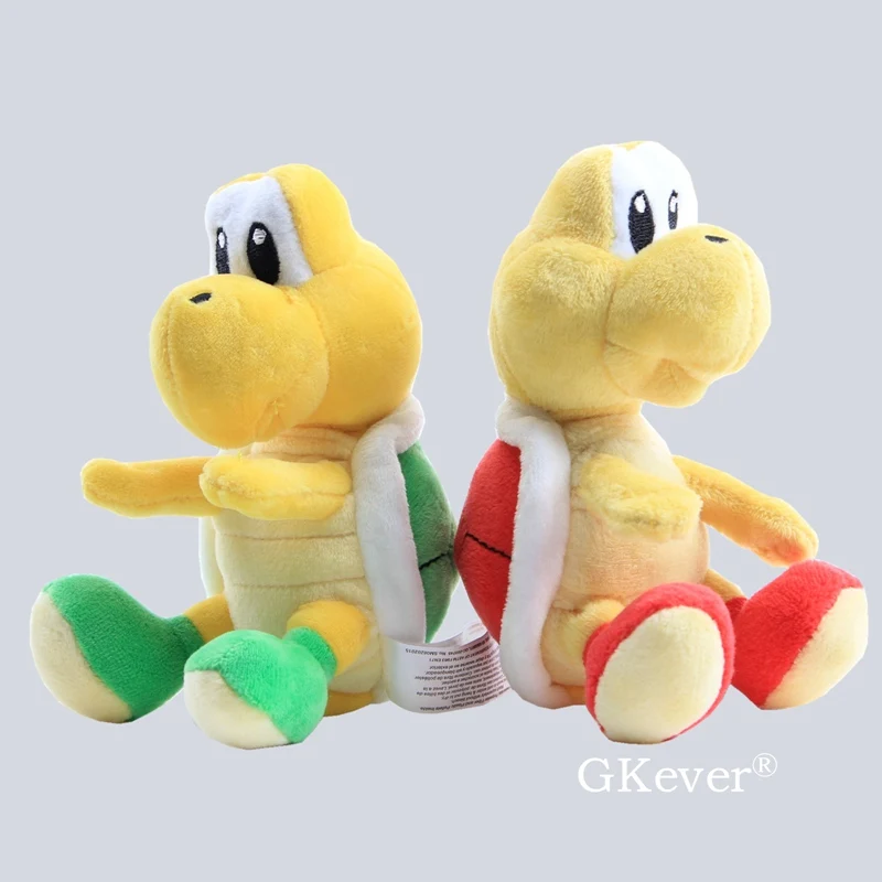 15 см Mario Koopa Troopa плюшевые игрушки кукла Мягкая красная и зеленая черепаха животные игрушки Дети Рождество подарок на день рождения
