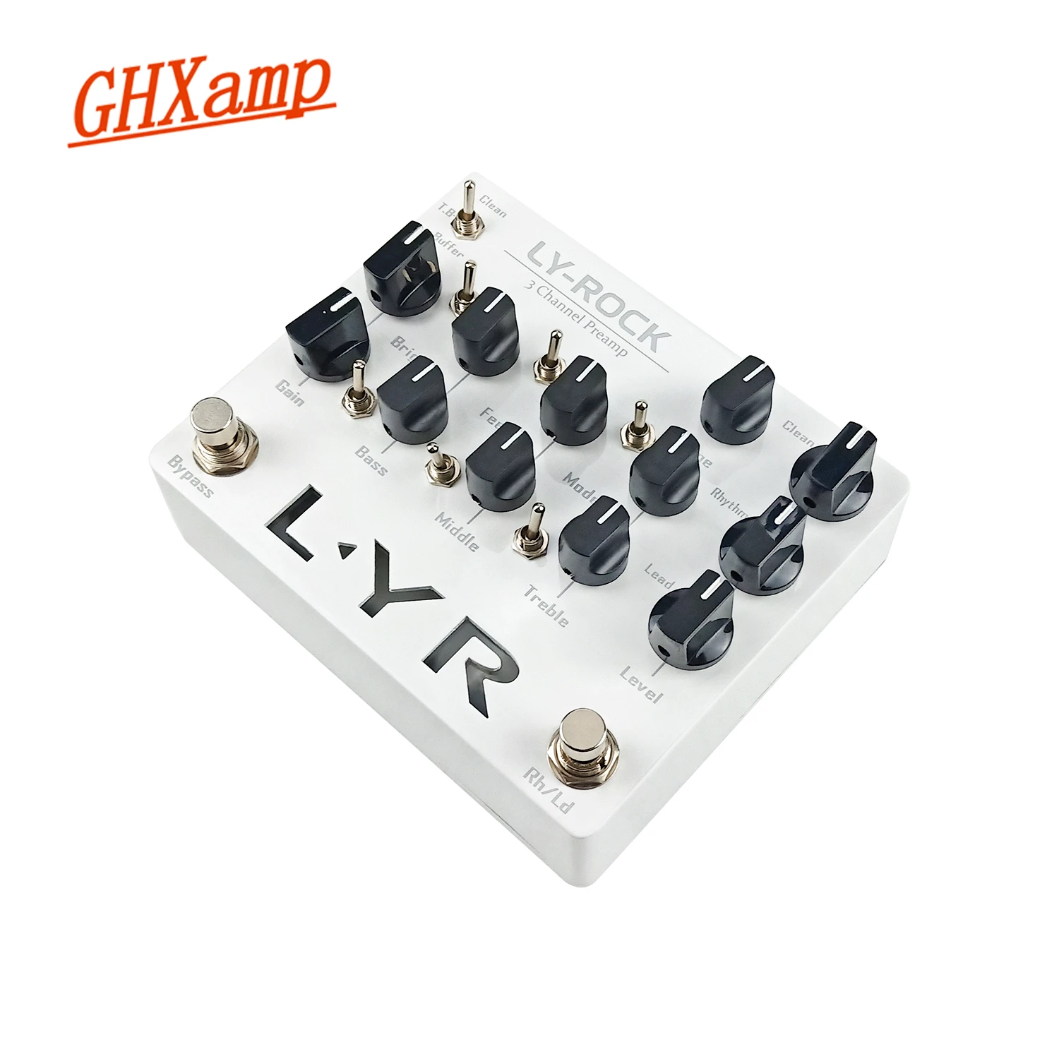 LY-ROCK LYR 3 Channel Guitar Preamp Pedal Effect Pedal For
