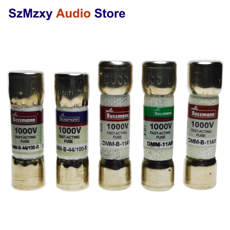 JCAKES Zekeringen 1 Stuk Nieuw DMM-11 11A 1000 V DMM-11A DMM-11AR 10 x 38 Zekeringen (Kleur: Dmm-11 11a