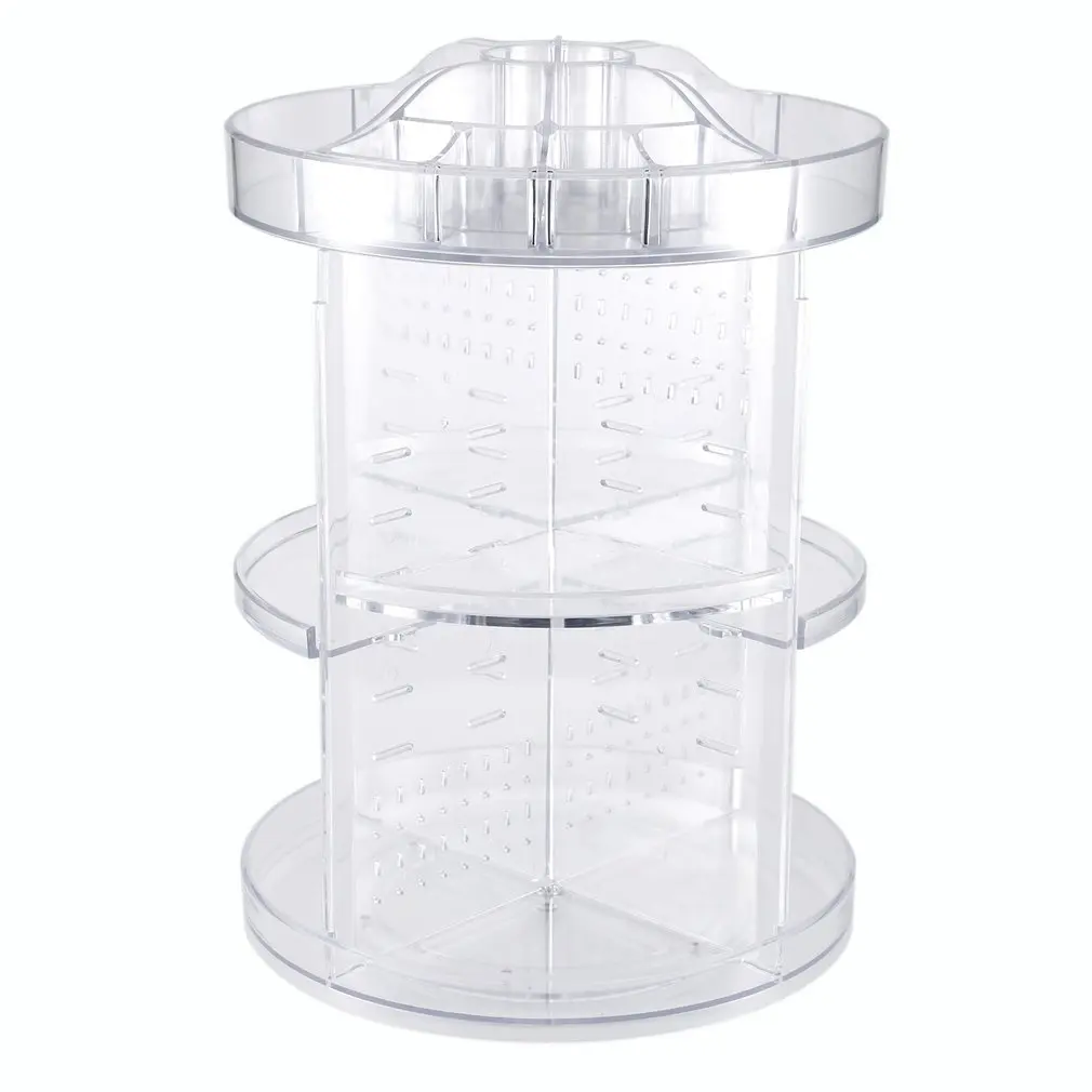 

To Store Accessories Easy Access Product 360 Rotating Acrylic Makeup Organiser Storage Cosmetics Holder Rack Stand Case