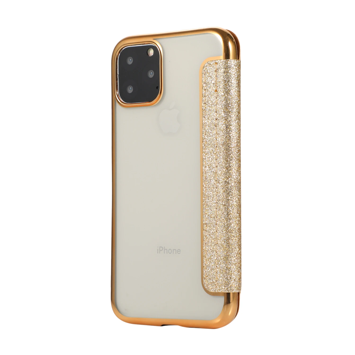 Чехол сверкающий с блестками для iPhone 11 Pro Max кожаный флип прозрачная задняя тонкая подставка чехол-кошелек для iPhone XS MAX XR 6 6s 7 8 Plus Capa
