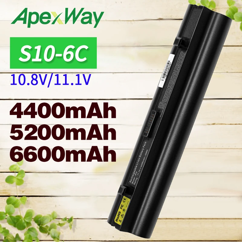 Аккумулятор для ноутбука Lenovo IdeaPad S10 S10e S12 S9 S9e Series 45K127 51J039 45K1275 45K2177 L08S3B21 L08S6C21 4400