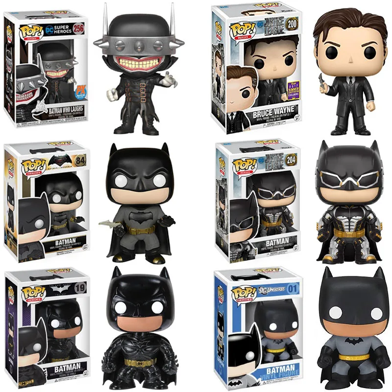 

Funko Pop Batman Super Heroes Justice League DC Movie Action Figures PVC Figure Collection Model Doll for Boy Christmas Gift