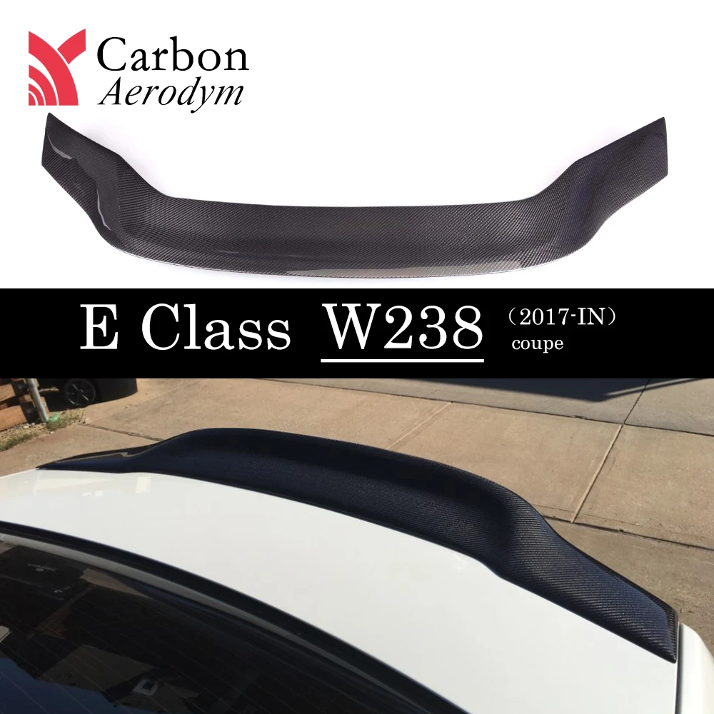 

For Mercedes W238 Carbon Fiber R Style Rear Spoiler Trunk Wing for Benz E Class C238 2-door Coupe 2017 - present