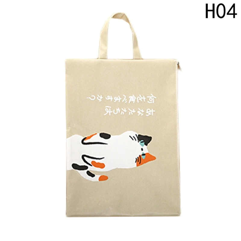 A4, Сумка для документов, папка для кошек, милая, Kawaii, большая, простая, оксфордская ткань, высокое качество, папка для документов, для документов, для студентов - Цвет: 4