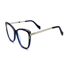 MONGOTEN кошачий глаз дизайн Женская мода ацетат полного обода прогрессивные мульти-фокальные линзы оптические очки для чтения