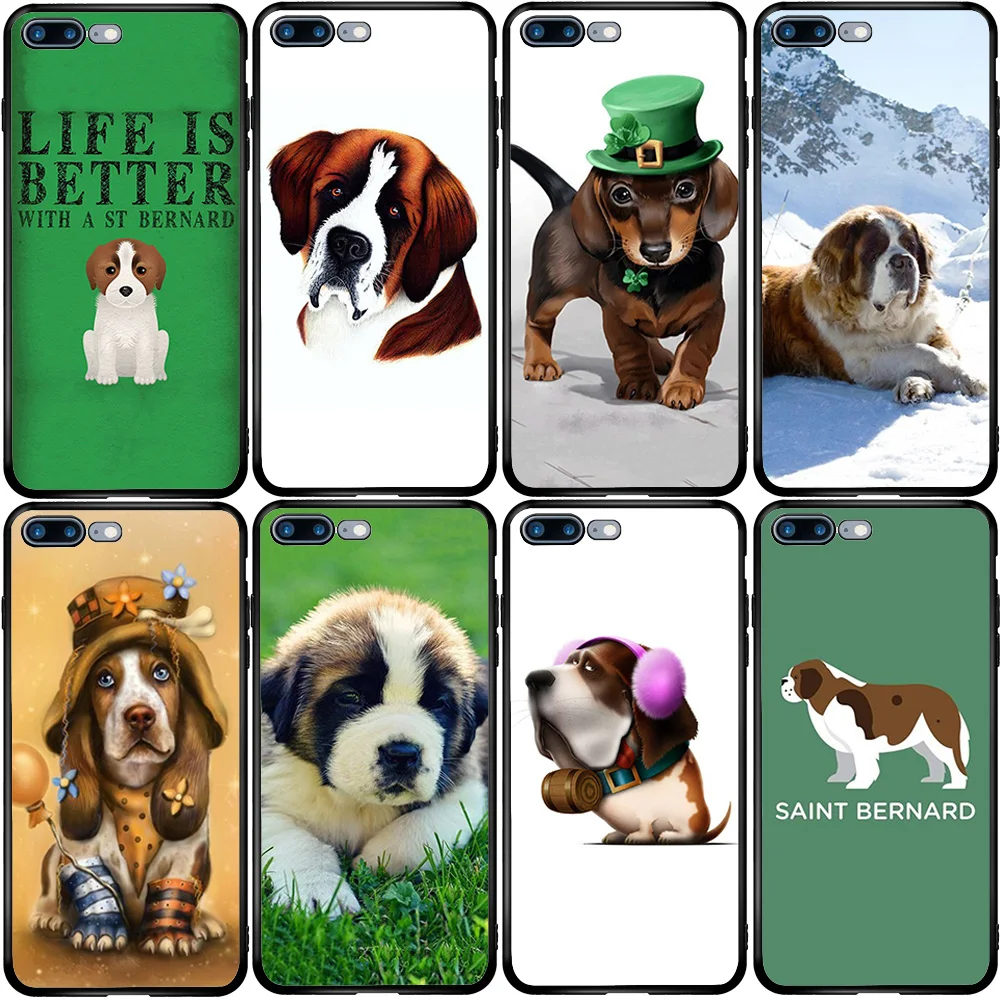 Phone Case for Samsung A5 A6 A7 A8 A10 A20 A30 A40 A50 A60 A70 A80 A90 J3 J4 J5 J6 J8 Plus St. Saint Bernard Dog | Мобильные