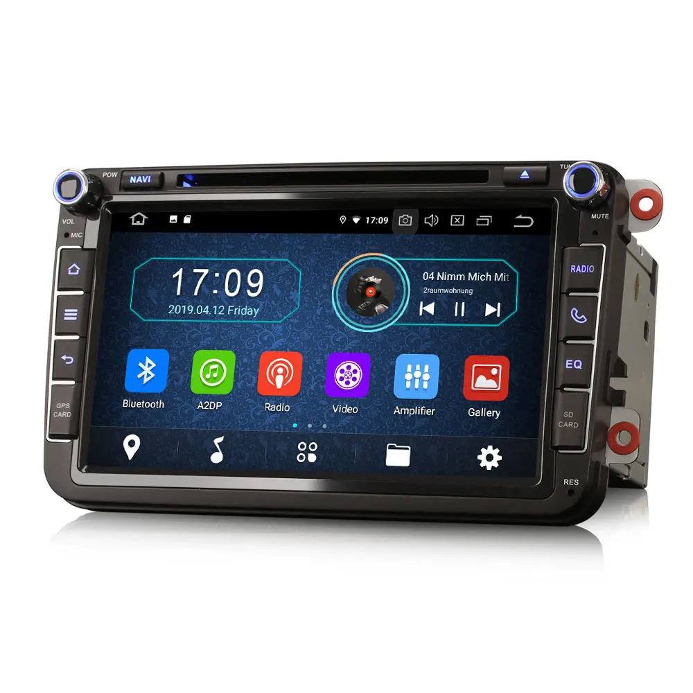 " Android 9,0 Pie OS автомобильный DVD Мультимедиа gps радио для сиденья Altea 2004-& Seat Leon MK2 2004-2013& Seat Alhambra 2010
