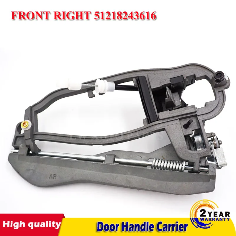 

Front Outside Door Handle Carrier Right For 2000-2006 BMW X5 E53 51218243616