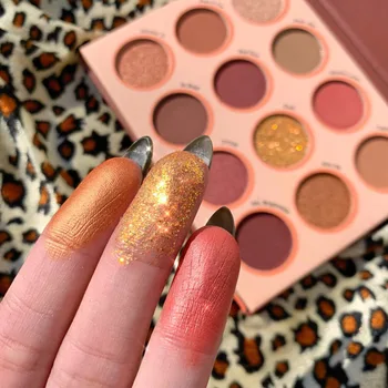 

GUICAMI 12 Colors Makeup Palette Shimmer Matte Pigment Glitters Makeup Sunset Eye Shadow Palette Eyeshadow Palette Cosmestics