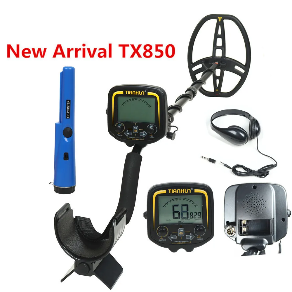 US $141.68 Hot Sell Professtional Underground Metal Detector Tianxun TX 850 Waterproof Coil Finder For Gold And Search Treasure
