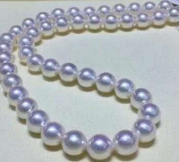 

Jewelry Free Shipping noble jewelry gorgeous 11-13mm south sea round white pearl necklace 14k
