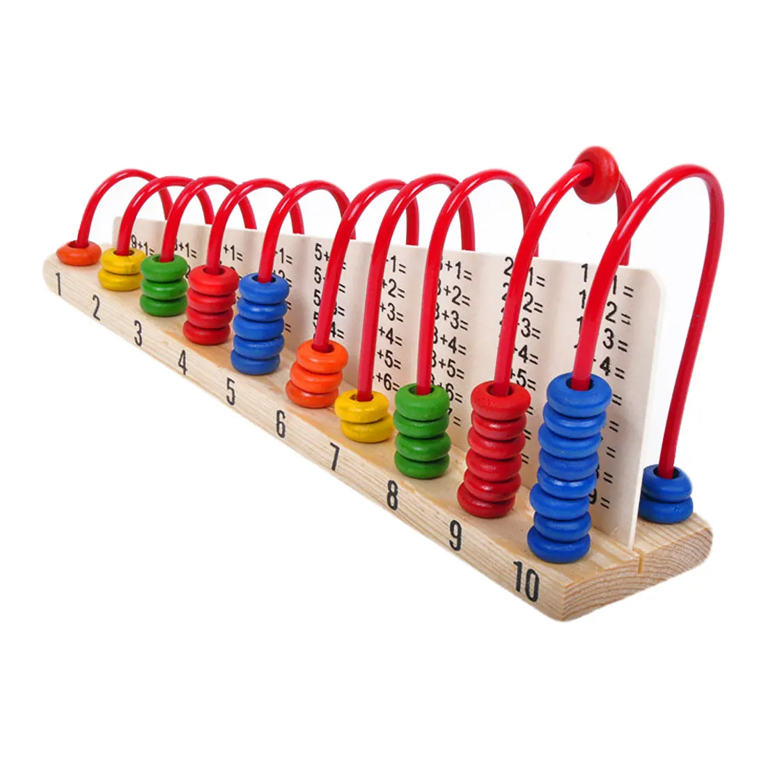 Деревянные Abacus костяшки математические игрушки облака вычисления бусина блоки Дети Раннее развитие образовательный подарок для детей