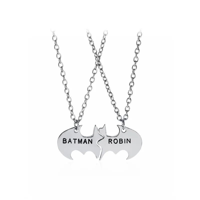 

Yiwu Lily Tong Robin Letter Pendant Batman Robin Batman Necklace Amazon Hot Selling Accessories