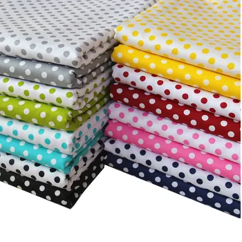 

Printed Dots baby Cotton Patchwork fabric for DIY bedding cloth Sewing quilting and fashion dress making fabrics