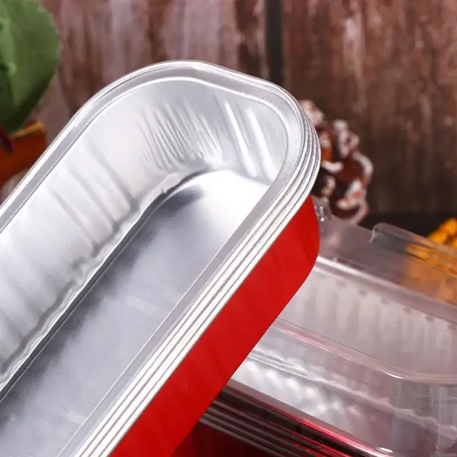 200ml Foil Pans Bread Pan Baking Loaf Disposable Aluminum Box Mold Cake  Molds Dessert Boxes Tins Lasagna Bakewares - AliExpress