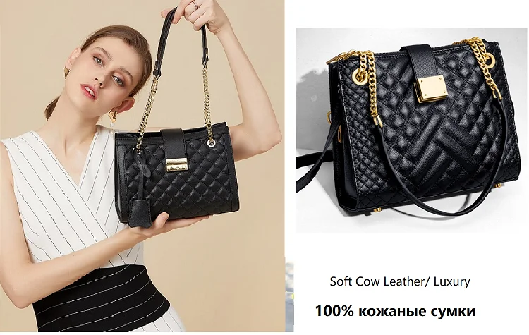 Женские сумки из натуральной кожи, роскошные сумки, женские сумки, дизайнерская белая сумка через плечо для женщин, кожаная сумка Female-WG220