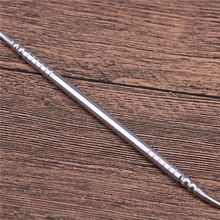 1Pc Double Ends Stainless Dentist Teeth Clean Hygiene Explorer Probe Hook Pick Teeth cleaning Multifunctional metal hook