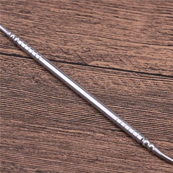 1Pc Double Ends Stainless Dentist Teeth Clean Hygiene Explorer Probe Hook Pick Teeth cleaning Multifunctional metal hook
