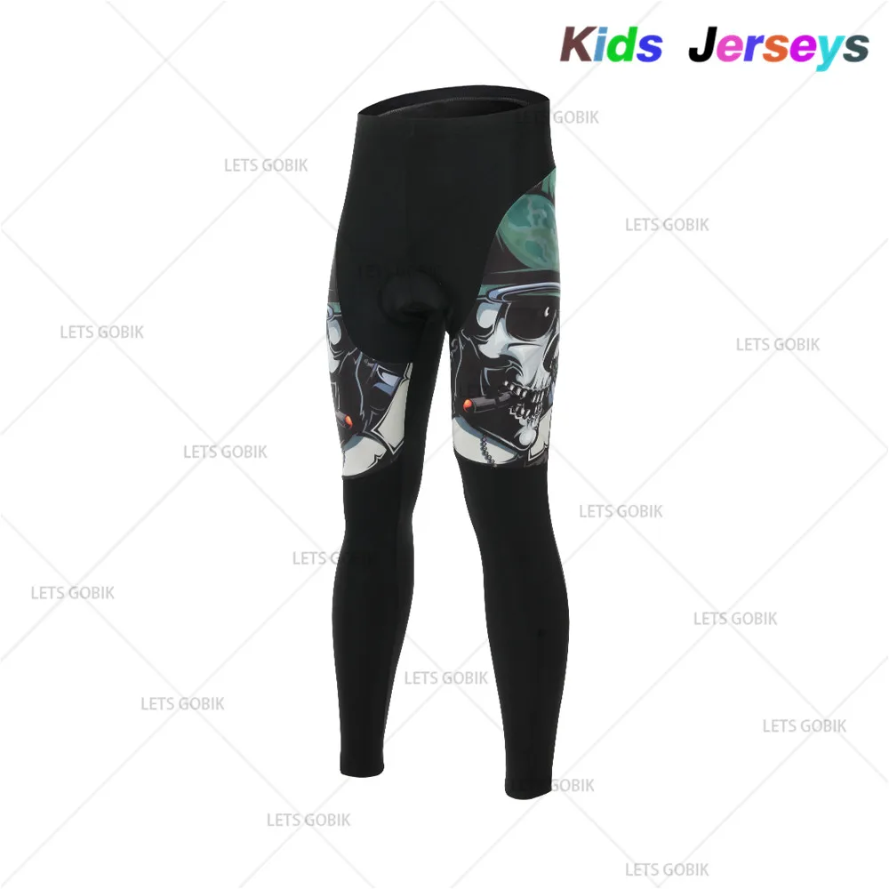 PANTS Детский весенне-осенний комплект одежды для велоспорта, детская одежда для велоспорта, дышащая одежда для велоспорта, комплекты из джерси с длинными рукавами для мальчиков - Цвет: PANTS