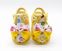 Baby Girl Sandals Newborn Infant Baby Girls Summer Bow Soft Sole Toddler Anti-slip Shoes Sandals Shoes For Newborns Sandalias 4