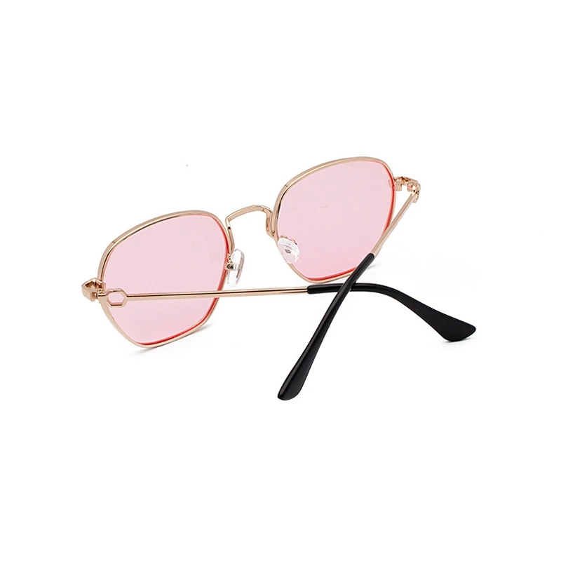 Iboode шестигранные солнцезащитные очки для женщин и мужчин, мужские винтажные солнцезащитные очки, фирменный дизайн, солнцезащитные очки, UV400 Oculos Gafas De Sol